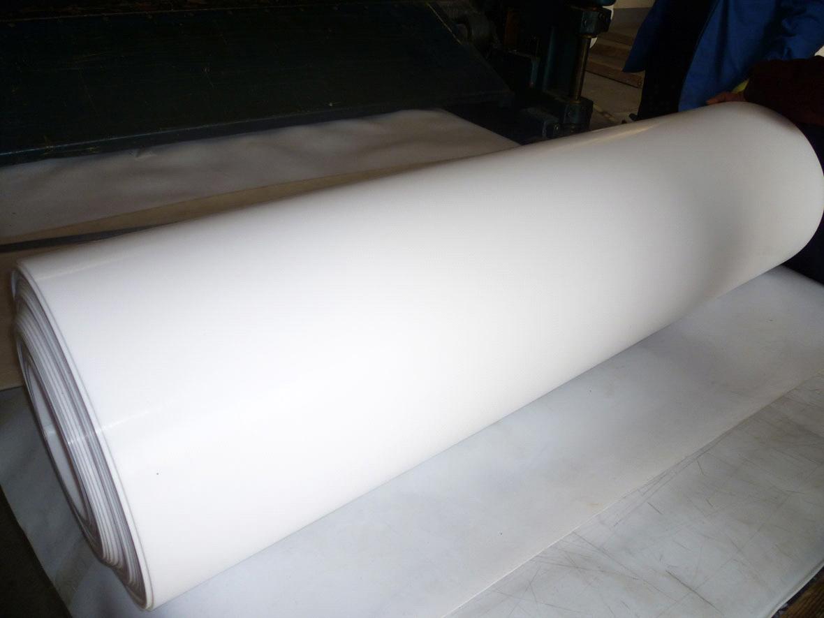 White Skived PTFE Teflon Sheet Soft PTFE Teflon Rods Formable