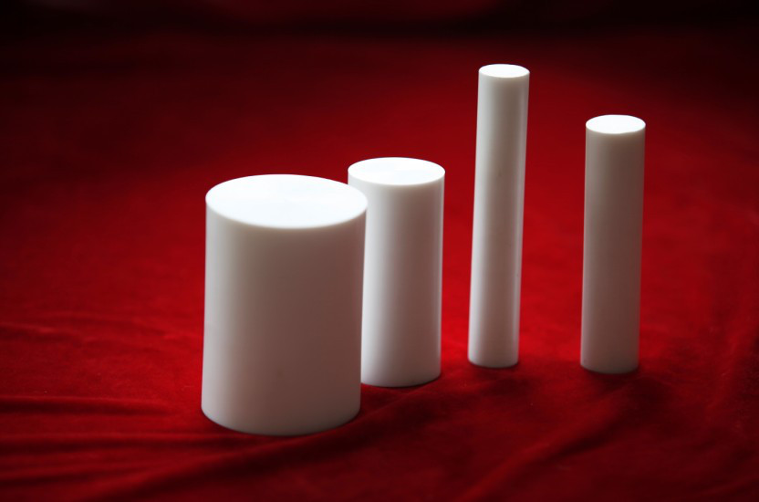 Extruded PTFE Teflon Rod / Pure White PTFE Rod For Mechanical, High Temperature Resistance