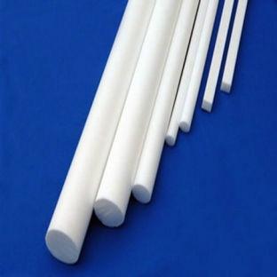 Molded PTFE Teflon Rod , 3000mm Length PTFE Rod / Teflon Rods For Chemical