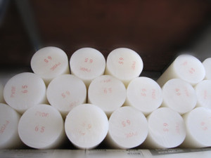 Melt Processable Plastic PVDF Rod Corrosion Resistant , Ultraviolet Resistance